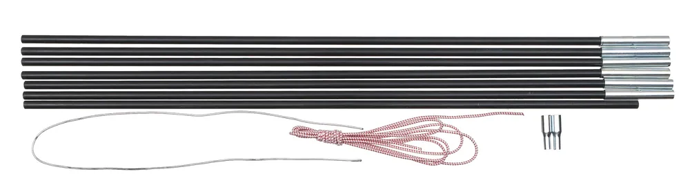 Rychlé Dodání BasicNature Sklolaminátová tyč 4 m x 7,9 mm 7 segmentů