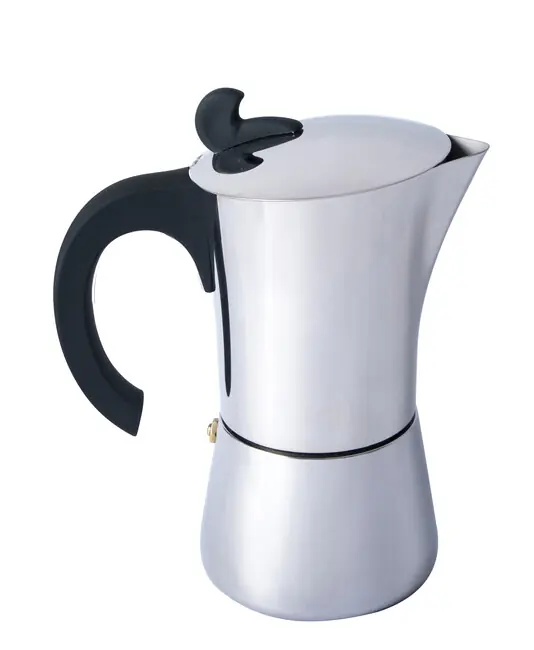 BasicNature Espresso kávovar z nerezové oceli na 6 šálků Víkendová Akce