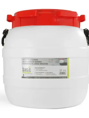 Cenový Hit BasicNature Sud se širokým hrdlem bílý 41,5 l