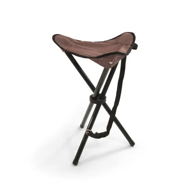 BasicNature Travelchair Tripod ocelová hnědá Akční Nabídka