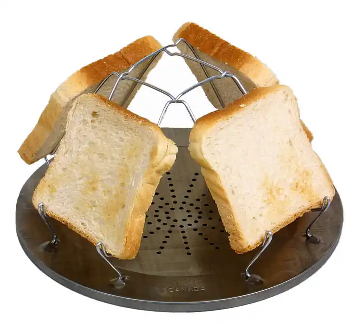 Pouze Dnes Coghlans Camp Stove Toaster Skládací topinkovač pro benzínové, parafínové a plynové vařiče