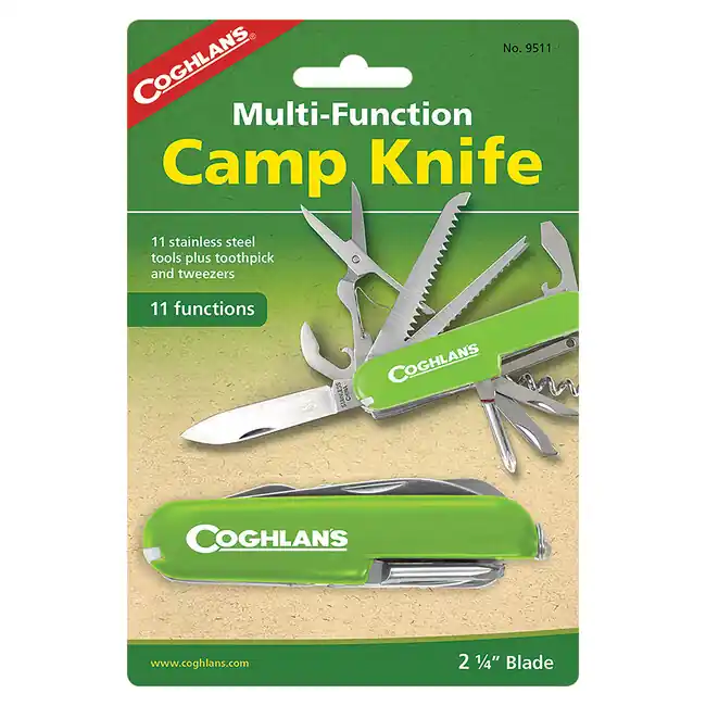 Kapesní nůž Coghlans Camp 11 funkcí Cenový Hit