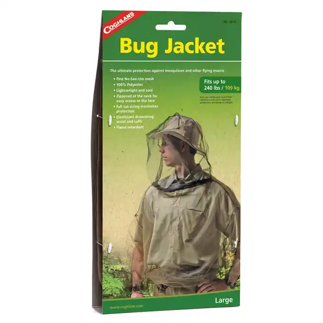 Coghlans CL Bug Jacket Bunda proti komárům s moskytiérou Tovární Cena