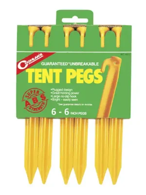 Coghlans CL Stanové kolíky ABS 15 cm 6 ks v blistru Omezená Nabídka