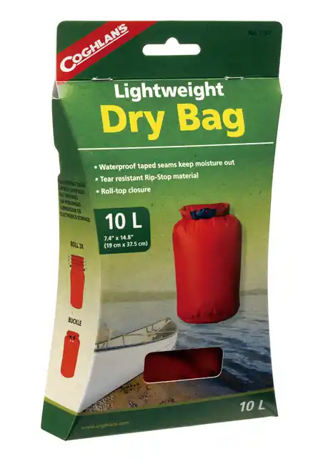 Coghlans Dry Bag Voděodolný nylonový batoh Ripstop Stuff bag 19 x 38 cm Ověřený