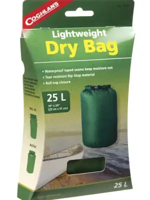 Akční Cena Coghlans Dry Bag Voděodolný nylonový batoh Ripstop Stuff bag 25 x 51 cm