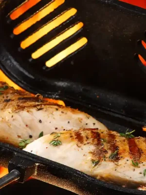 Coghlans Gril pro Burger Iron Double Levný