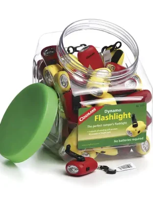 Přímo Od Výrobce Coghlans Mini dynamo lampa, různé barvy, sada 50 ks