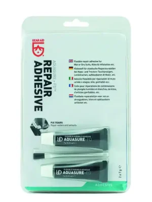 Nová Kolekce GearAid AquaSure +FD Vodotěsný neoprenový a gumový tmel - 2 balení (14 g)