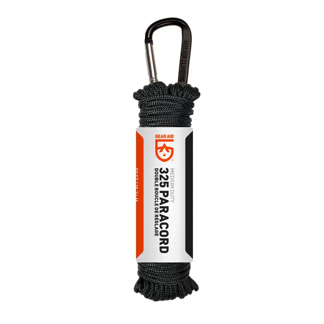 Nejlepší Volba GearAid Paracord 325‘ 15 m černý