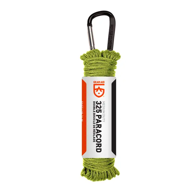 GearAid Paracord 325‘ 15 m zelený Vrácení Zdarma