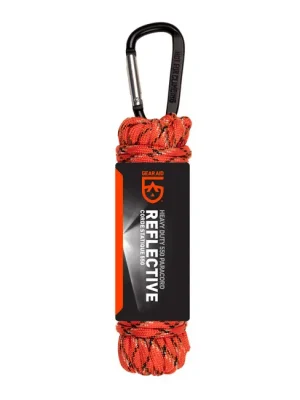 Ihned K Objednání GearAid Paracord 550‘ 9 m oranžový reflexní