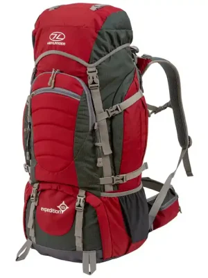 Batoh Highlander Expedition 65 L červený Akční Nabídka