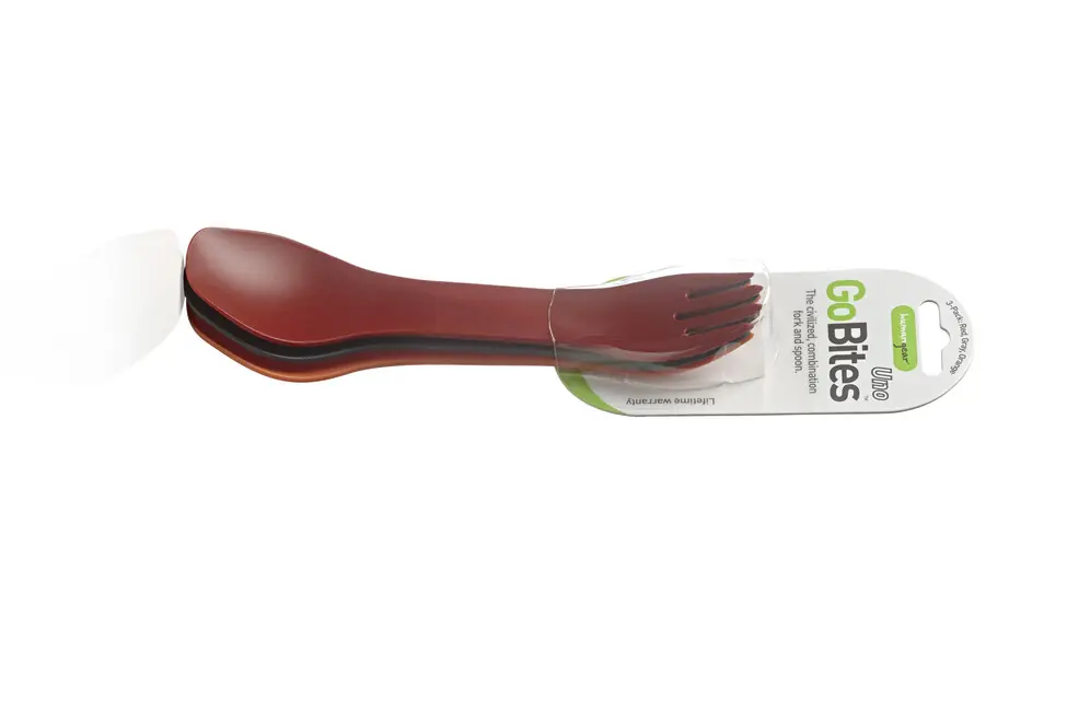 Zlevněný humangear GoBites UNO Příbor 3 ks červený, šedý, oranžový