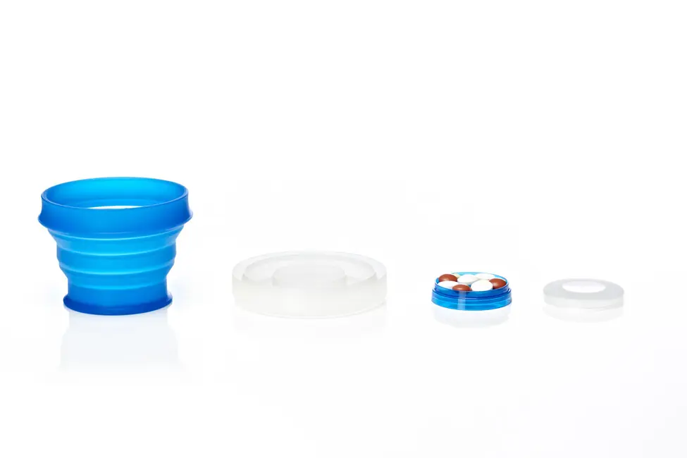 Zlevněný humangear GoCup skládací, hygienický a balitelný cestovní hrnek ‘ 237 ml modrý