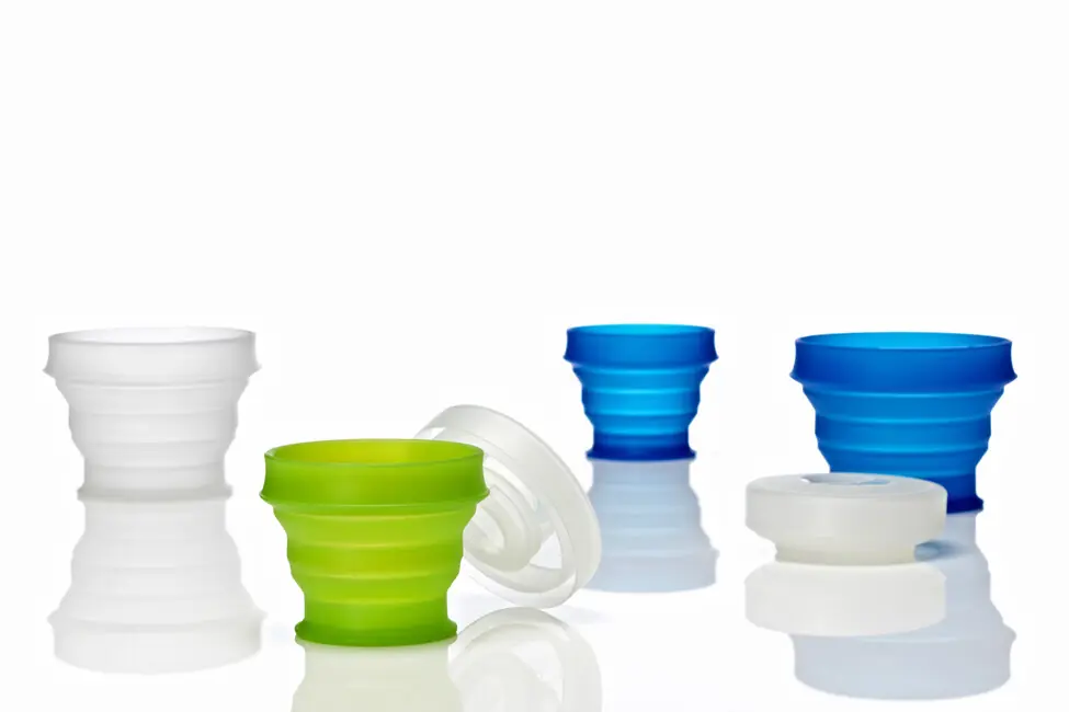 Tovární Cena humangear GoCup skládací, hygienický a balitelný cestovní hrnek ‘ 237 ml zelený