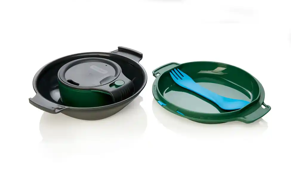 Cenově Výhodný Humangear GoKit Lunchbox Charcoal Green Deluxe