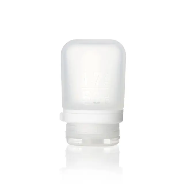 humangear GoToob+ Silikonová cestovní láhev / nádoba 53 ml čirá Výhodná Nabídka