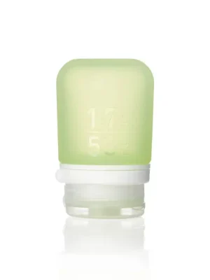 Nová Kolekce humangear GoToob+ Silikonová cestovní láhev / nádoba 53 ml zelená