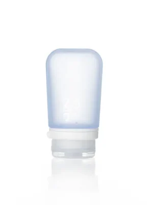 Vysoce Kvalitní humangear GoToob+ Silikonová cestovní láhev / nádoba 74 ml modrá