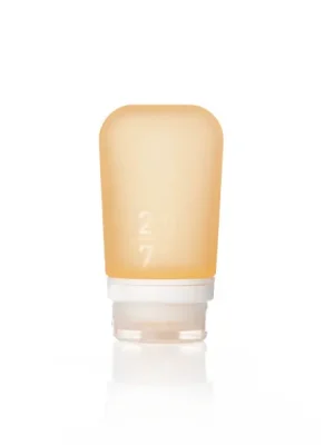 Nízká Cena humangear GoToob+ Silikonová cestovní láhev / nádoba 74 ml oranžová