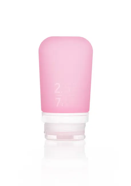 humangear GoToob+ Silikonová cestovní láhev / nádoba 74 ml růžová Aktuální
