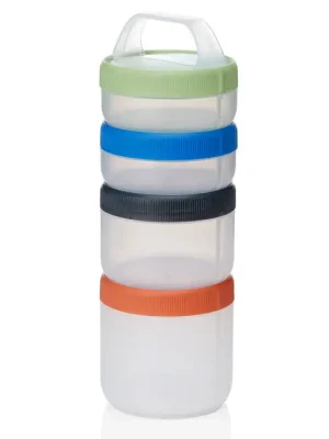 Dokud Zásoby Vydrží humangear Stax Modular kontejner Twist & Go L balení po 4 kusech