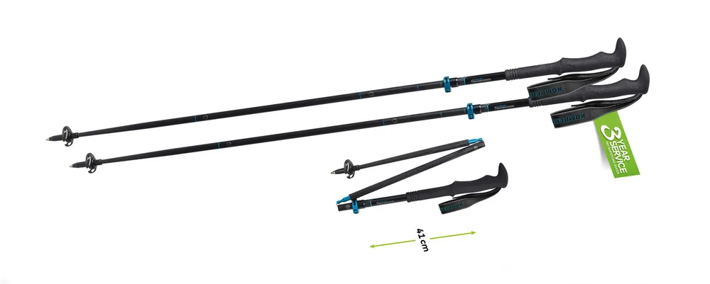 Komperdell Skládací tyč Carbon FXP.4 Exp. Vario 115-135 cm 1 pár Bezpečná Platba