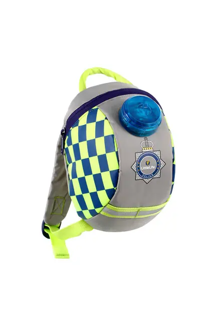 Rychlé Dodání Nouzový batoh LittleLife pro batolata Police 2 L s blikajícím světlem