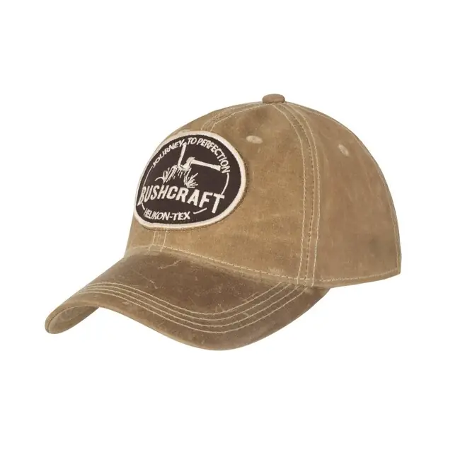 Helikon-Tex Kšiltovka Bushcraft - voskovaná bavlna - Khaki Top Prodej
