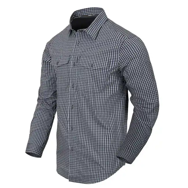 Helikon-Tex Taktická košile na skryté nošení - Phantom Grey Checkered Levný