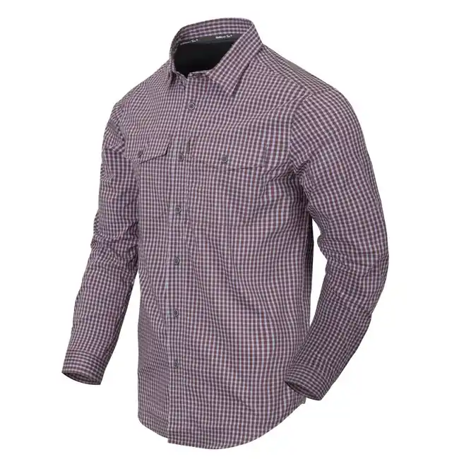 Helikon-Tex Taktická košile na skryté nošení - Scarlet Flame Checkered Víkendová Akce