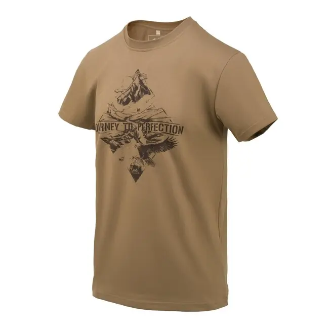 Akce Helikon-Tex triko (Mountain Stream) - U.S. Brown