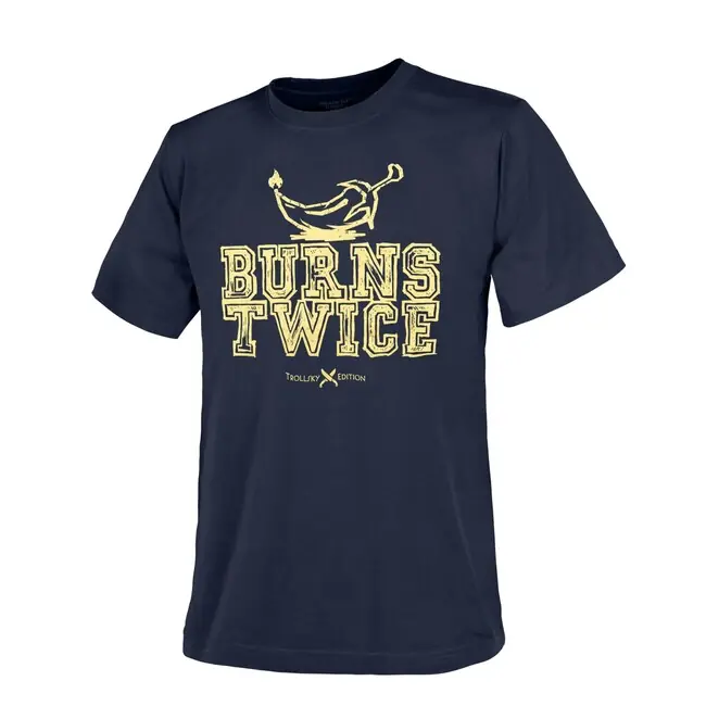 Přímo Od Výrobce Helikon-Tex triko (Trollsky - Burns Twice) - Cotton - Navy Blue