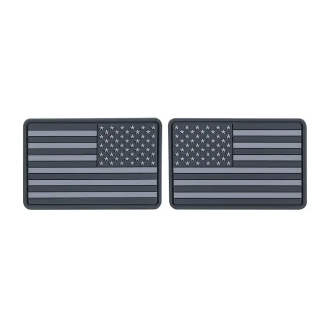 Vysoce Kvalitní Helikon-Tex USA Small Flag (set - 2ks.) - PVC - Grey