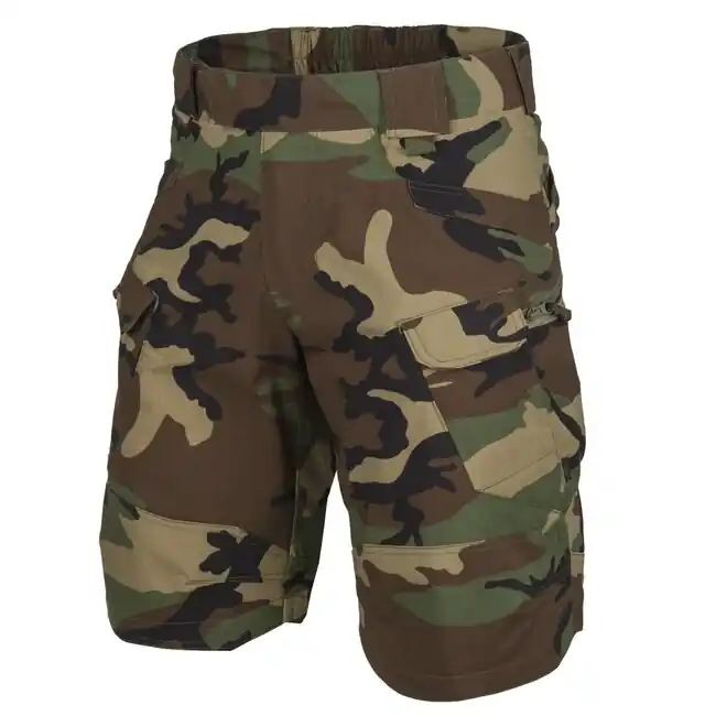 Helikon-Tex UTS krátké taktické kalhoty 11‘‘ - PolyCotton Ripstop - US Woodland Přímo Od Výrobce