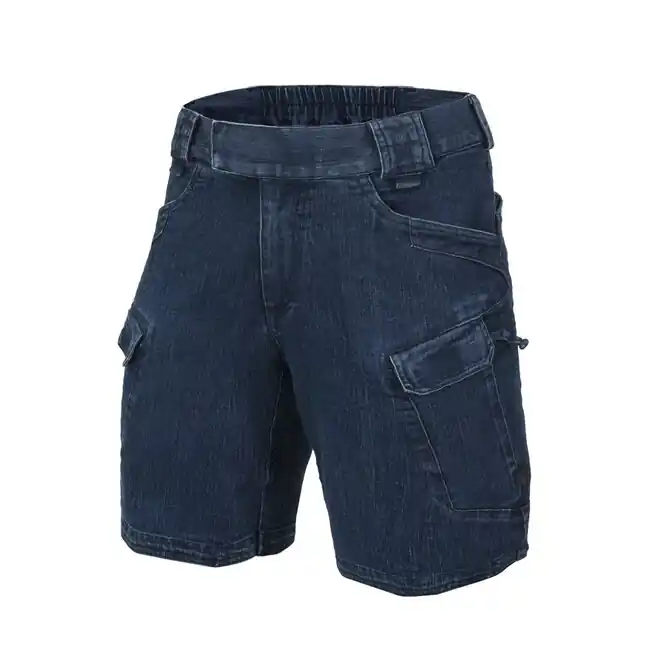 Dokud Zásoby Vydrží Helikon-Tex UTS krátké taktické kraťasy 8.5" - Denim Stretch - Marine Blue