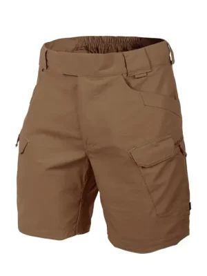 Značkový Helikon-Tex UTS krátké taktické kalhoty 8.5" - PolyCotton Ripstop - Mud Brown