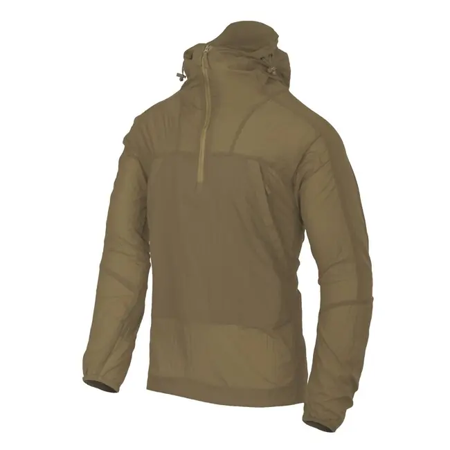 Finální Výprodej Helikon-Tex WINDRUNNER bunda - WindPack Nylon - Coyote