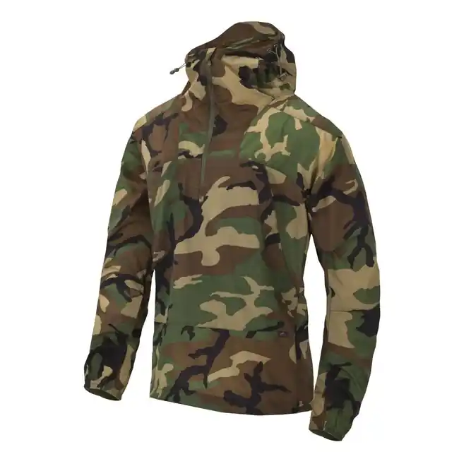 Autentický Helikon-Tex WINDRUNNER bunda - WindPack Nylon - US Woodland