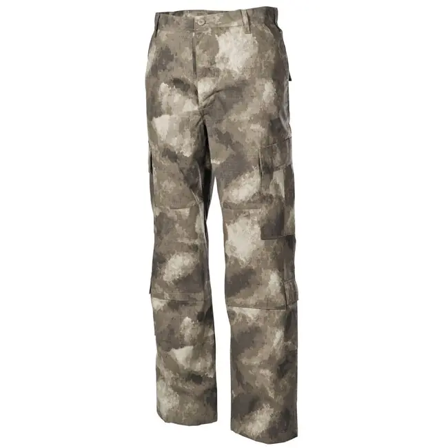 Originální MFH Americké polní kalhoty ACU Rip stop, HDT-camo