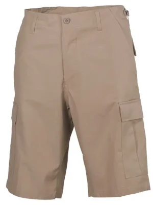 Vrácení Zdarma MFH Americké šortky BDU Rip stop, khaki barva