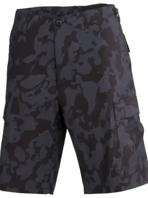Akce MFH American BDU Rip stop krátké kalhoty, noční kamufláž