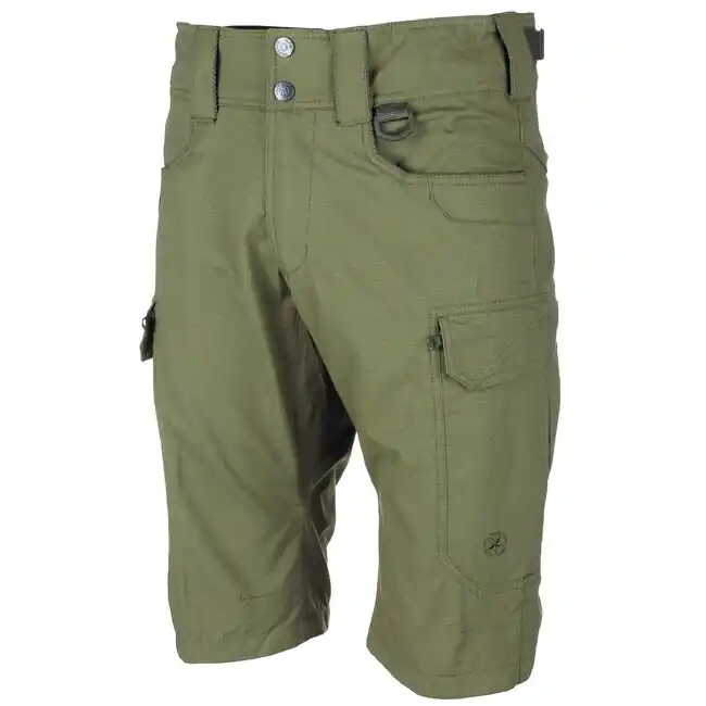 Profesionální krátké kalhoty MFH Storm Rip stop, OD green Oblíbený