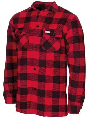 Cenový Hit Fox Outdoor flanelová košile lumberjack, červeno-černá