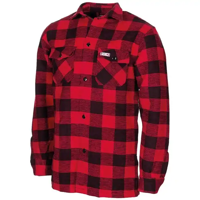 Cenový Hit Fox Outdoor flanelová košile lumberjack, červeno-černá
