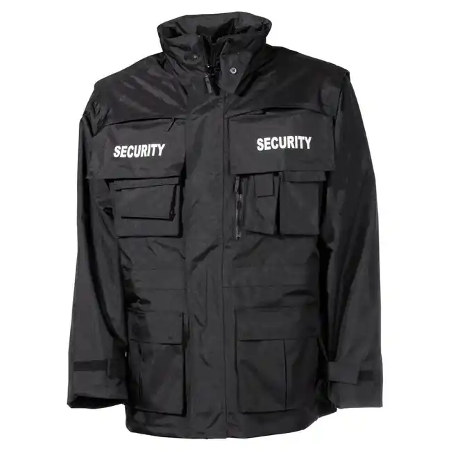 Nepromokavá bunda MFH Security, černá Poslední Šance