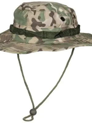 Výprodej MFH Americká čepice GI Bush Rip stop se stahovací šňůrkou, operation-camo