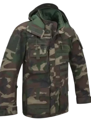 Brandit Performance Outdoorová taktická bunda, woodland Omezená Nabídka