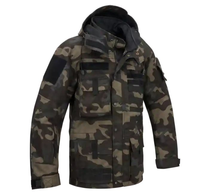 Brandit Performance Outdoorová taktická bunda, darkcamo Akční Cena